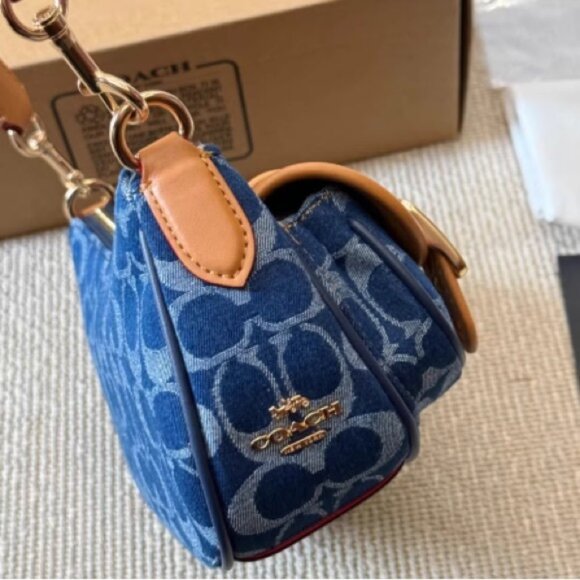 Coach Ashton bag in signature denim CY700 NWT - Picture 8 of 9